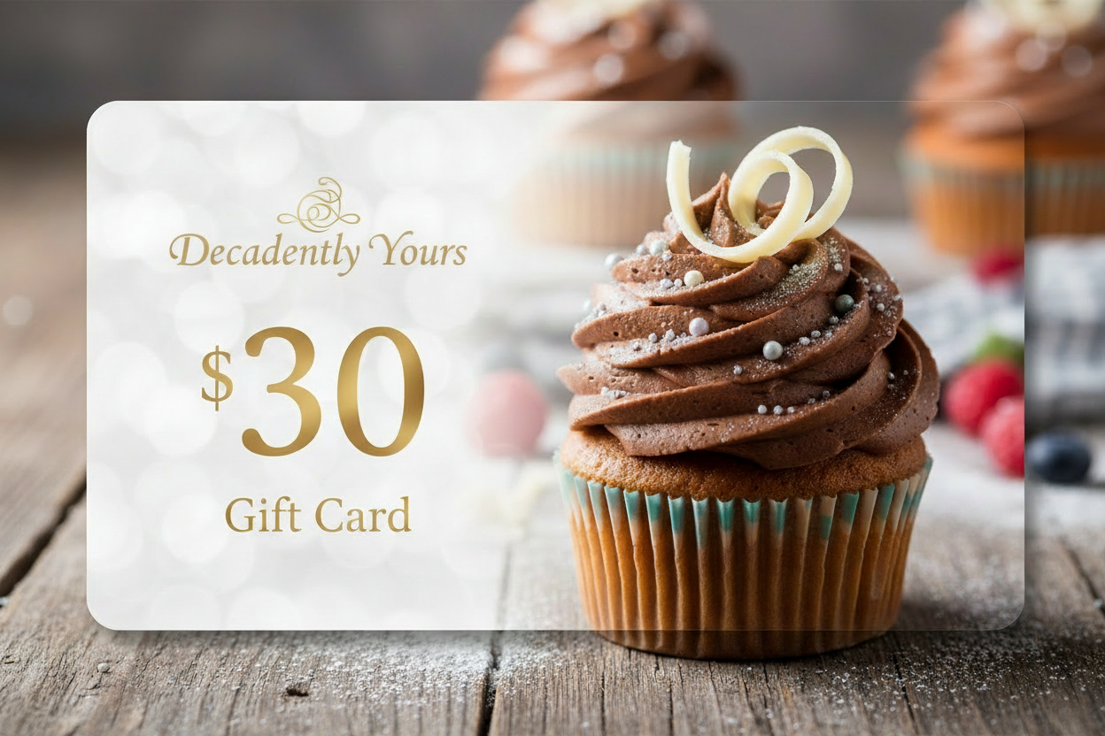 change from Sweet Indulgence to Decadently Yours